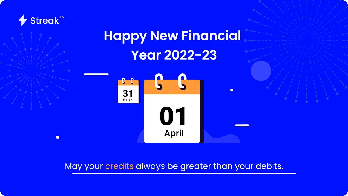StreakTech's tweet photo. With the Financial Year 2022-23 beginning today, let's 'invest' in happiness and 'stock up' on the bond we 'share.' 😊

#FinancialYear2022 #StridingWithStreak https://t.co/O3igL42d6n