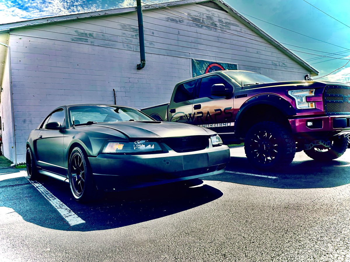 sugafreekyle3's tweet image. Sheeesh 🔥 where’s my car people at? #Mustang #cammed #wrappedtrucks #sve #svewheels #fiveO