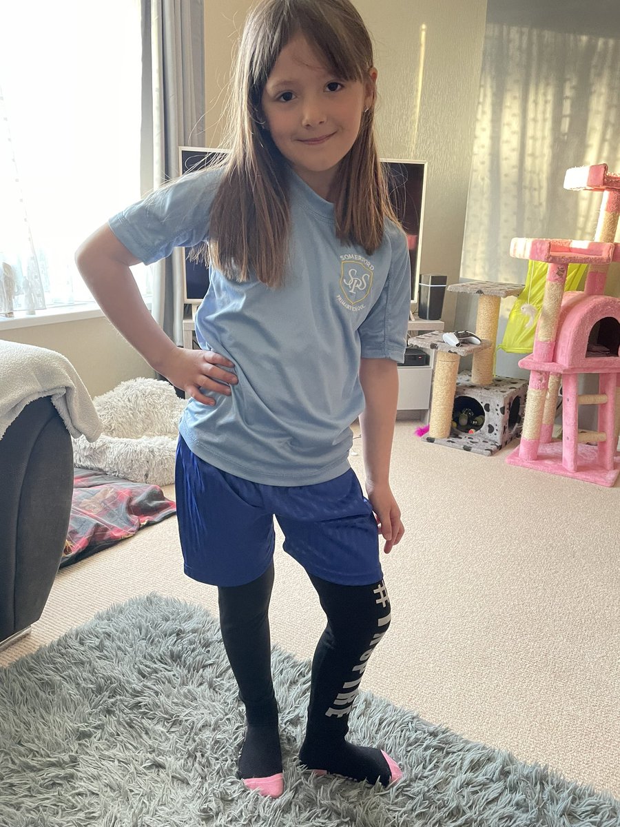 Sam02680249's tweet photo. @mrsfsomerford someone is very proud to be representing her school today #proudofschool https://t.co/k5RMqiVKNr
