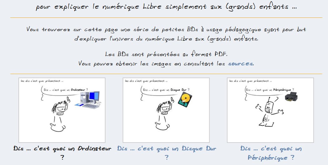 ELJAMALI7's tweet photo. « Dis … c’est quoi les Logiciels Libres ? », « Dis … c’est quoi le Web ? »
▶ Une série de BD à usage pédagogique pour expliquer l’univers du numérique Libre.
Dessins de @ptilouk, sous licence CC-By-Sa.
https://t.co/SsUGfilWyz https://t.co/CyRpVJMkx0