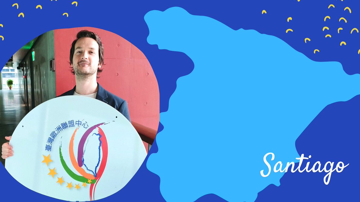 NTUEUTW's tweet photo. Meet our intern from Spain 🇪🇸, Santiago!🧑‍💻

As an International Relations student, he is interested in Cultural Relations and International Cultural Policy. 

He is a vital member of our team, helping to promote exchanges between #Taiwan and the #EU. https://t.co/zzG9PPwi7n