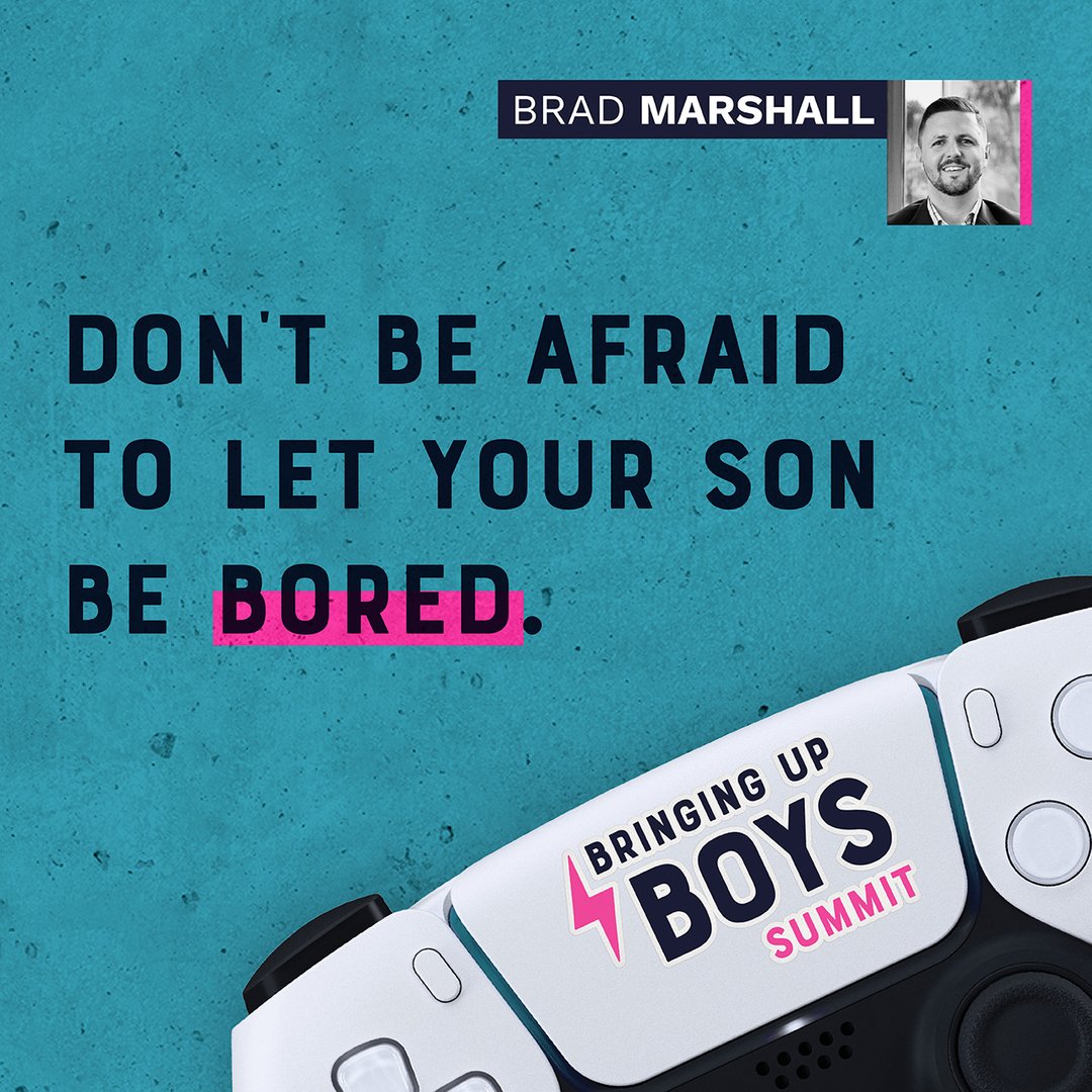 LET THEM BE BORED
I've said it before, and yep, I'm saying it again. 

Bringing up Boys Summit is next week. 

Have you got your ticket?
Link in bio for more info.
.
.
.
#screenaddiction #internetaddiction #gamingaddiction #unpluggedpsychologist #techdiet #thetechdietforyourchild