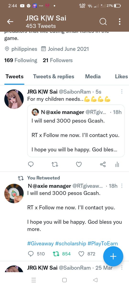 JRG K|W Sai tweet media