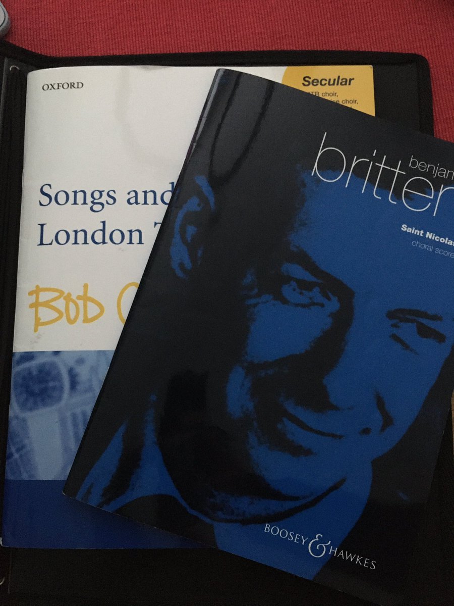 Folders and music are ready. See you all tomorrow at <a href="/AllSaintsK/">All Saints Church</a> Saturday 2 at 7:30pm! In aid to #prosperitycafe. We cannot wait to share this thrilling music with you together with <a href="/tiffinchoirs/">Tiffin Choirs</a> <a href="/collingsjm/">Julian Collings</a> Joseph Doddy, Elspeth Wilkes, Peter Jaekel and the <a href="/ESinfonietta/">English Sinfonietta</a>