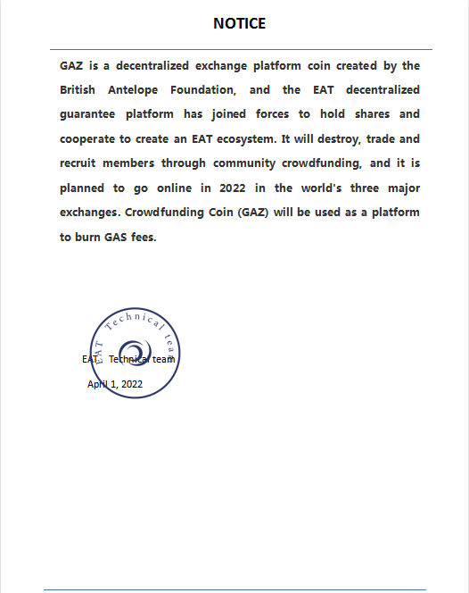 Eateradd's tweet photo. We will join hands with UNITED KINGDOM GZELLEDEFI FOUNDATION❗��� to open the EAT digital protocol platform❗️ https://t.co/jansiAr9MN