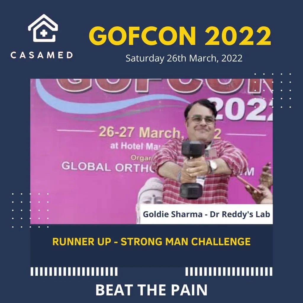 CasaMed1's tweet photo. Thanking you all with warm regards for joining us at GOFCON 2022. We appreciate your presence and making this event successful. Sharing some proud moments of the event. 

#GOFCON2022 #Casamed #participation #strongmanchallenge💪🏽 #beatthepain #painrelief #event #proudmoment https://t.co/rvdyGs5obg