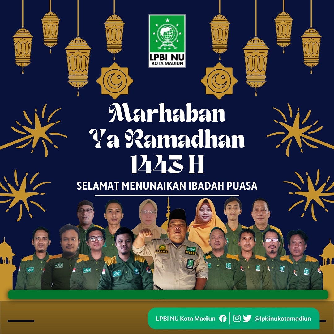 lpbinukotaAE's tweet photo. Relawan LPBI NU Kota Madiun mengucapkan Marhaban Ya Ramadhan

Selamat Menunaikan Ibadah Puasa 1443 H

#marhabanyaramadhan #marhabanyaaramadhan #ramadhan1443h #ramadhan2022 #bulanpuasa #nukotamadiun #pcnukotamadiun #ramadhan #bulanpuasa #ramadan #ramadankareem #lpbinukotamadiun https://t.co/kmr0qOsz2t