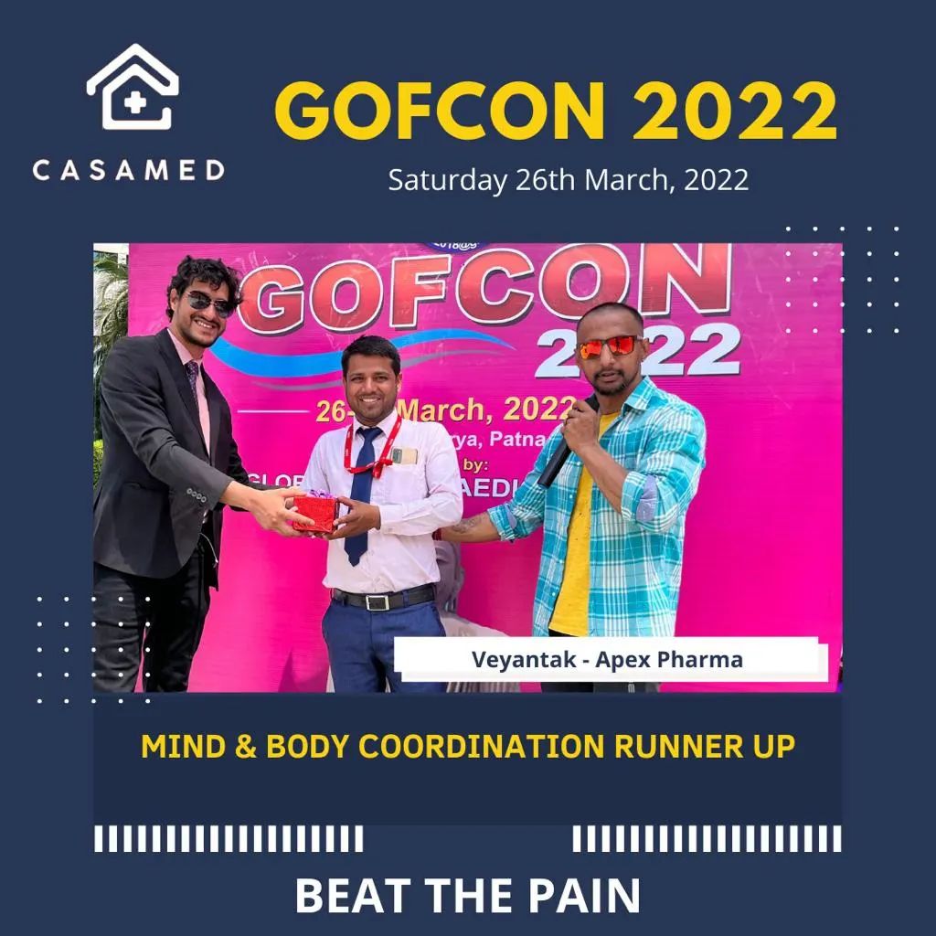 CasaMed1's tweet photo. Thanking you all with warm regards for joining us at GOFCON 2022. We appreciate your presence and making this event successful. Sharing some proud moments of the event. 

#GOFCON2022 #Casamed #participation #strongmanchallenge💪🏽 #beatthepain #painrelief #event #proudmoment https://t.co/rvdyGs5obg