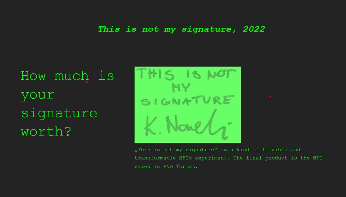 kamil_nowelli's tweet photo. Any ASCII lovers here? ;) #NFT #art #ArtistOnTwitter #Ethereum #rarible #OpenSeaNFT #NFTProject https://t.co/yMV52A8ONE