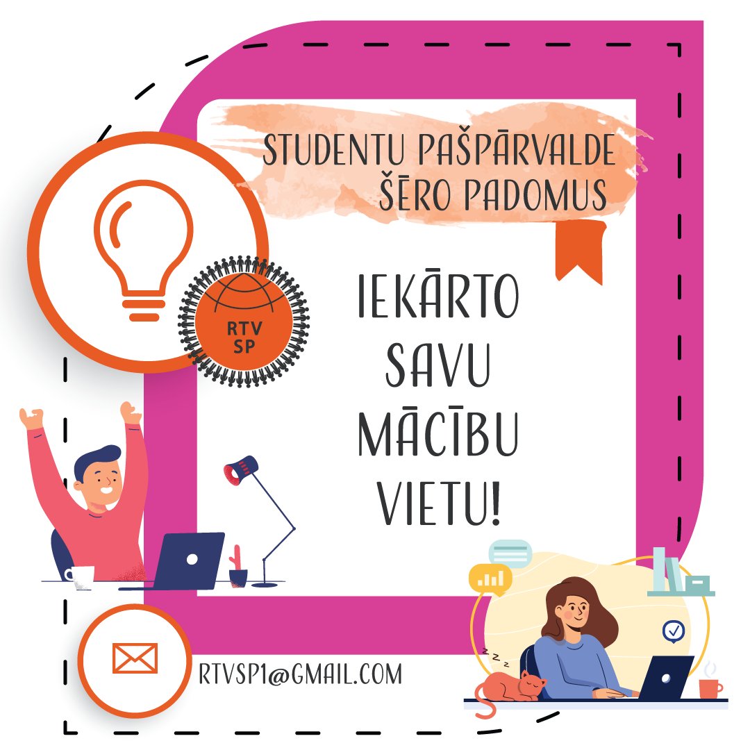 Talmaciba's tweet image. Tev ērta, patīkama un funkcionāla mācību vieta, var gan uzlabot mācību procesu, gan palīdzēt noskaņoties mācībām.👌
🤯RTV SP dalās vērtīgos padomos, ņem vērā un mācies!