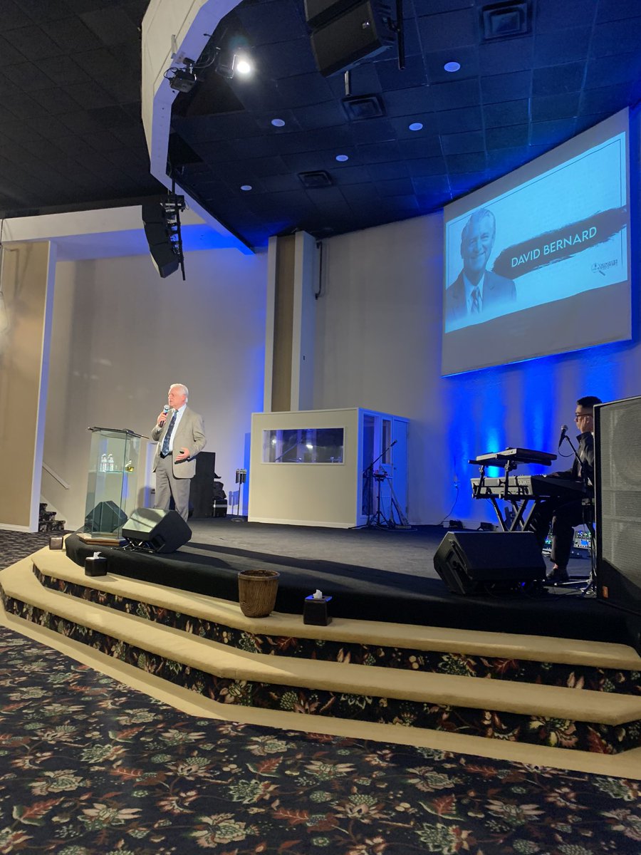 AHodges3's tweet photo. What a great Thursday opening night to “Fivefold Ministry Discovery Conf” w Assist. Gen. Supt. Stan Gleason, Gen. Supt. David K. Bernard, Gordon Winslow, and Doug Klinedinst bringing Word &amp; Spirit 🔥

https://t.co/us9TOZCHjd https://t.co/j7KqbHkF8F