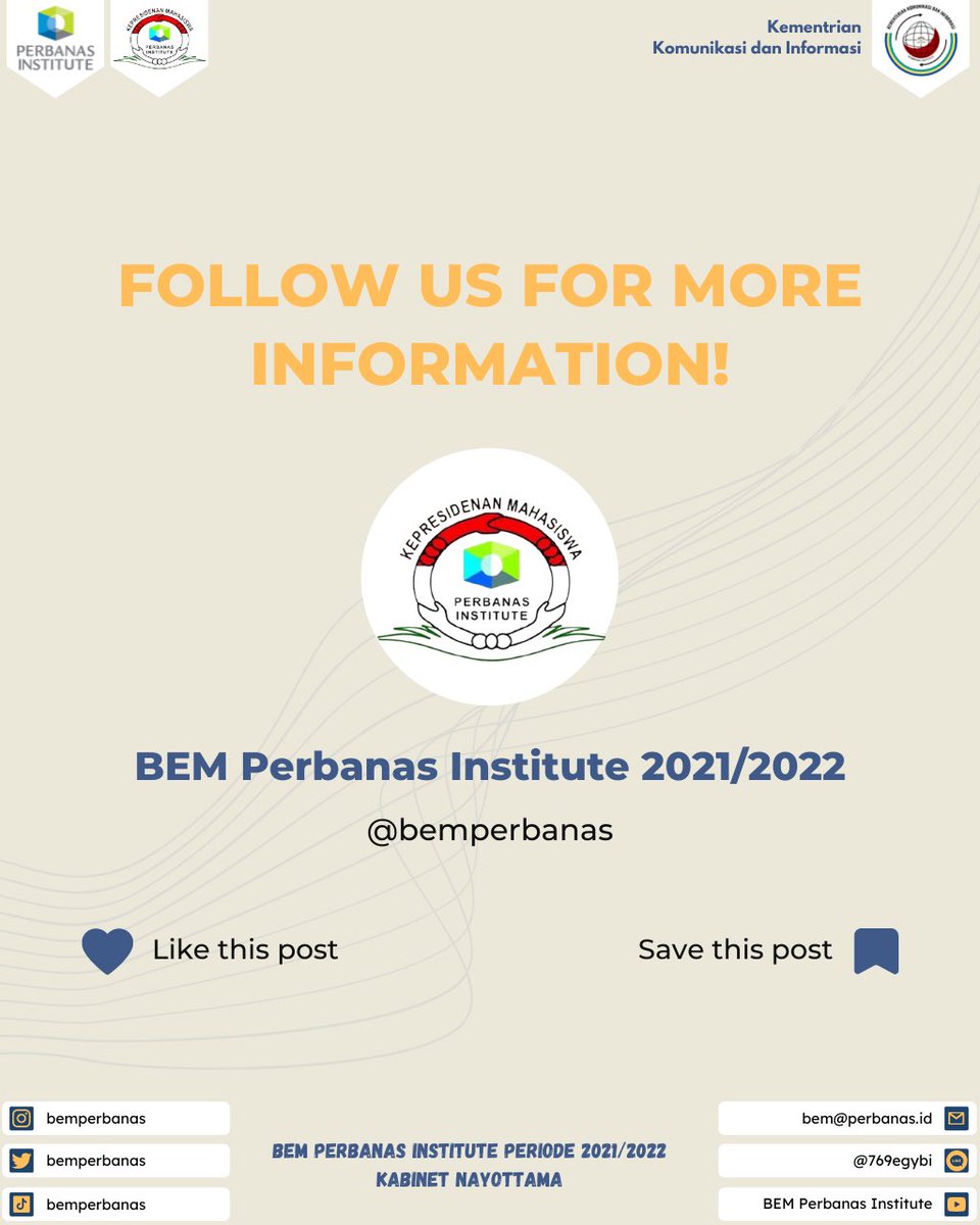 bemperbanas's tweet photo. [ INFORMASI AKADEMIK ]

Penyelenggaraan Ujian Tengah Semester (UTS) Genap 2021/2022 https://t.co/ankm2QkPZ6