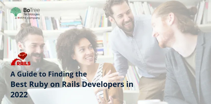 BoTreeTech's tweet image. The right #RubyonRailsdevelopers for hire in 2022 is just around the corner. Here’s a guide to help you hire Ruby on Rails developers for your project.
Learn More: newsplana.com/a-guide-to-fin…
#hirerubyonrailsdevelopers #guide #rordeveloper #hiredevelopers #RubyonRailsdevelopment