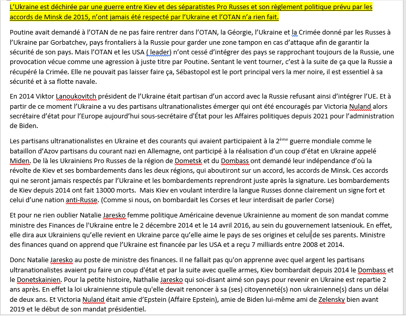 gaillardc2002's tweet photo. Ukraine, Russie, OTAN un petit résumé pour les nulles. Ne dites pas merci et vous pouvez continuer à m'insulter.🥳(vous pardonnerez les 2.3 fautes, j'ai pas le temps de retaper) Et les gentils médias vous disent toujours la vérité. https://t.co/kEOJSg4Iu8