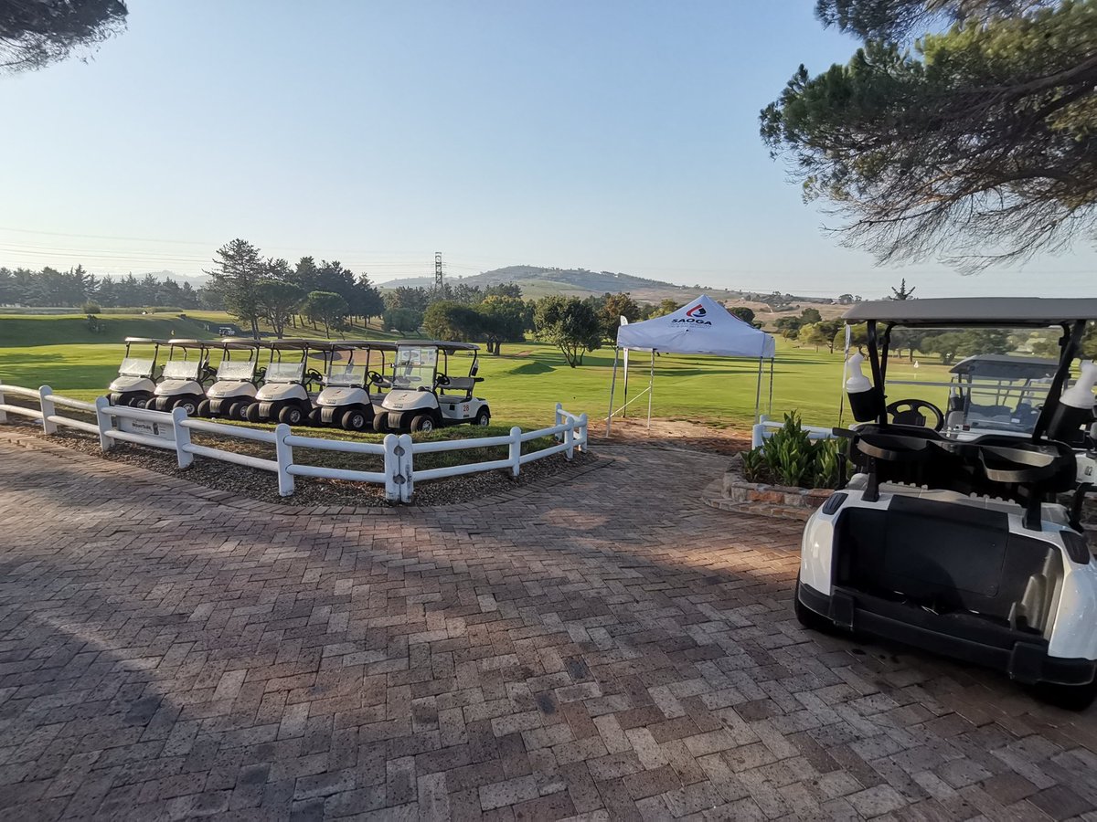 SAOGA's 2nd Annual Golf Day LOADING clear sky's and not to windy, looking forward to a good day of Golfing, Networking and lots of fun. #SAOGA #oilandgas #networking #golfday