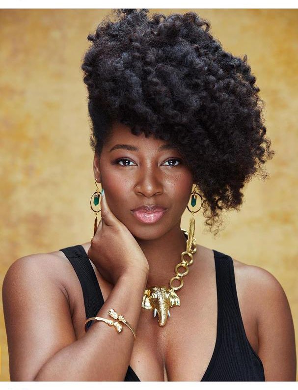 Dipped in chocolate, bronzed in elegance, enameled with grace, toasted with beauty. My Lord, she's a black woman. @Jamelia is black without apology! 😍🙌🏿🔥 #melanin #melanated #brownskin #naturalhair #naturalista #4chair #britishgirl #britishcelebrity #brummie #goldjewellery