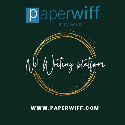 KumarSa87431946's tweet image. No1 #writingplatform in present time..
विश्वास नहीं तो आज ही लिखना आरंभ कीजिये पेपरविफ्फ की आधिकारिक वेबसाइट paperiff.com पर! धन्यवाद! @paperwiff @VrindaSinghCha1