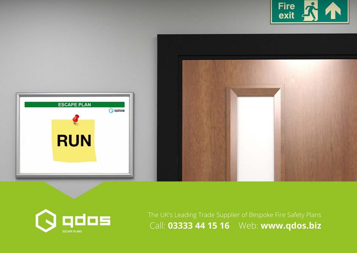 At QDOS, our escape plans are highly detailed with the necessary and crystal clear instructions in order to aid in a rapid and safe evacuation. You can see our example below.

April Fools! 😂

#aprilfools #escapeplans  #evacuation #evacuationplans #qdos