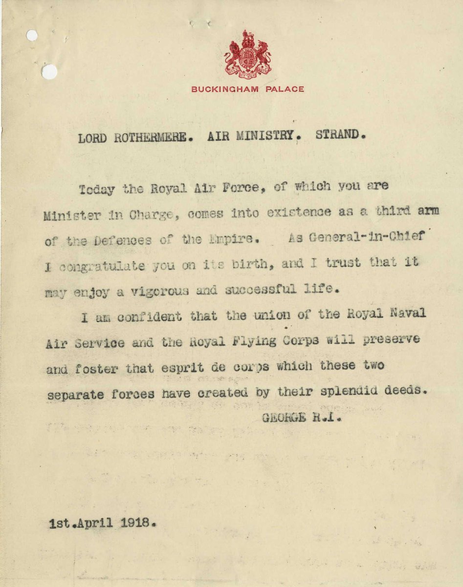 On this day in 1918, Lord Trenchard announced the formation of the world’s first independent air force. 

104 years later the dedication, professionalism and innovation upon which we were founded remains the same as we look to the future of the #NextGenRAF.