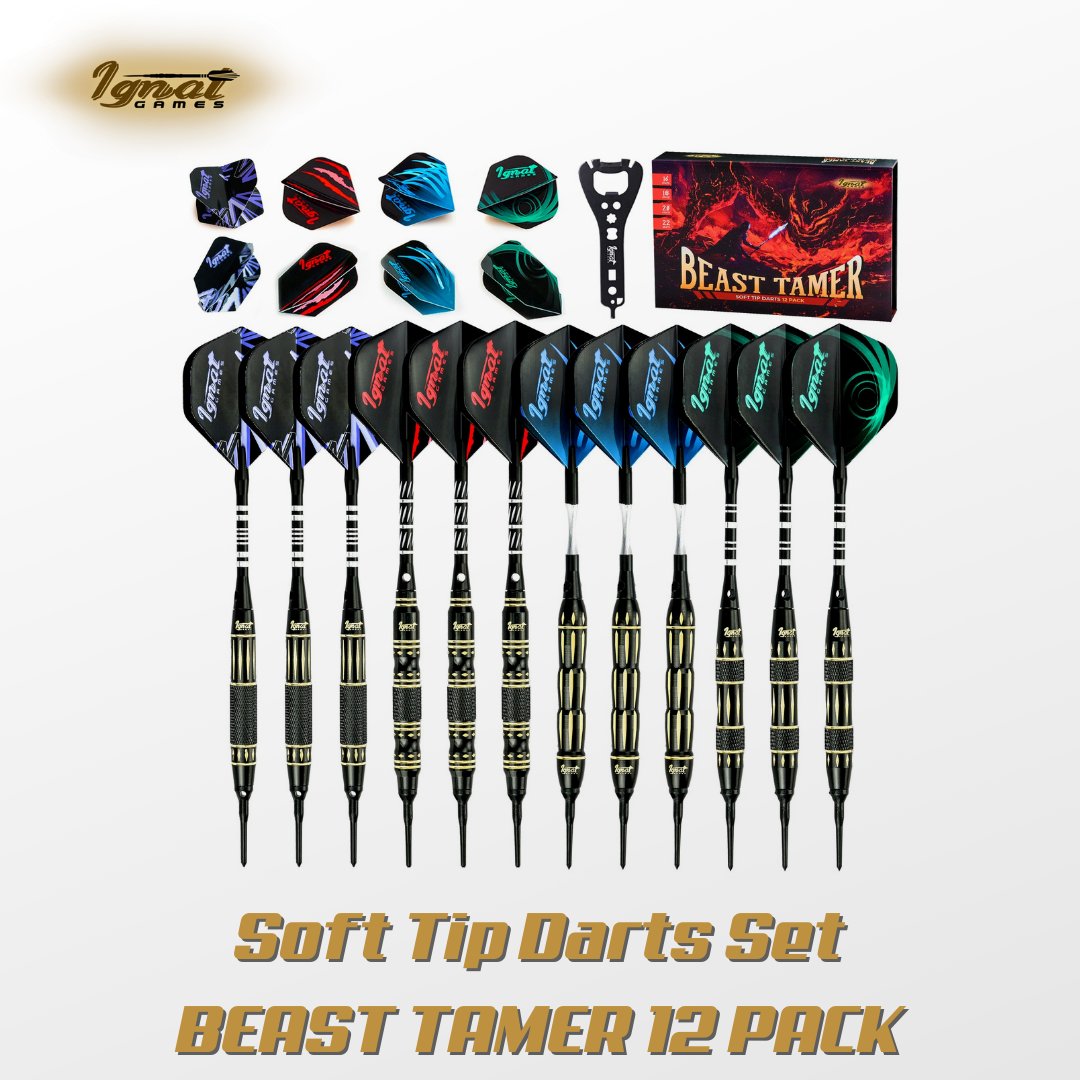 ignatgames1's tweet photo. If throwing professional darts at your electronic dartboard is your favorite pastime, then you need reliable soft tip darts. With these professional soft tip darts set, you can enjoy the darts experience you deserve. 🤩🔝🎯

Check out our products🎯💥🛒🎁 https://t.co/Vbv30jHS7Q https://t.co/ctZlk8CS8w