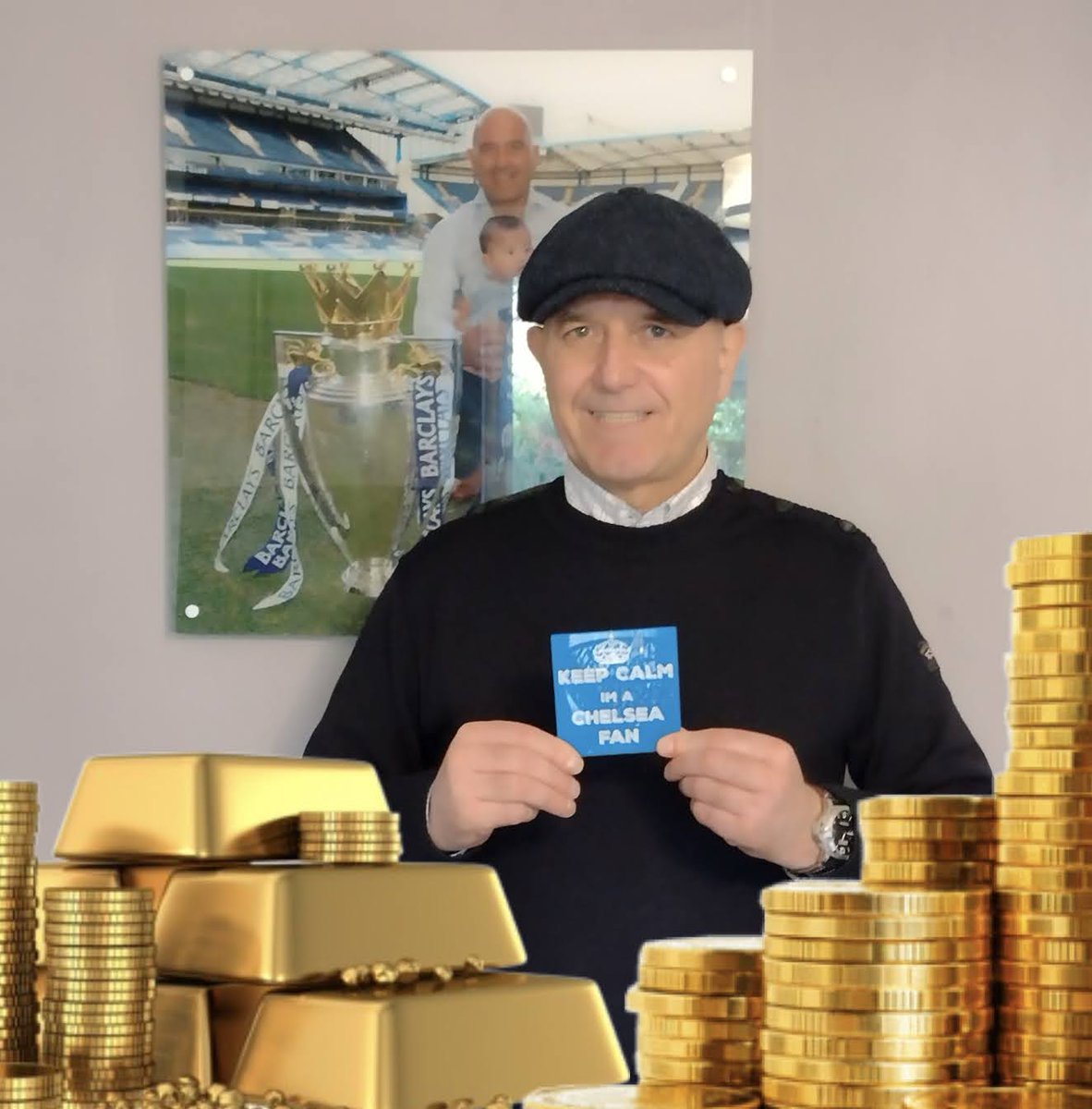 Delighted to announce I am the mystery bidder for Chelsea FC 
I promise:
Tommy Tuchel, lifetime contract &amp; £500m a year to spend on players
Sign Declan Rice 
Team plays in the 1970 FA Cup final kit (no sponsor logos)
Free admission to games or free 4k HD live stream
#TeamMarco 💙