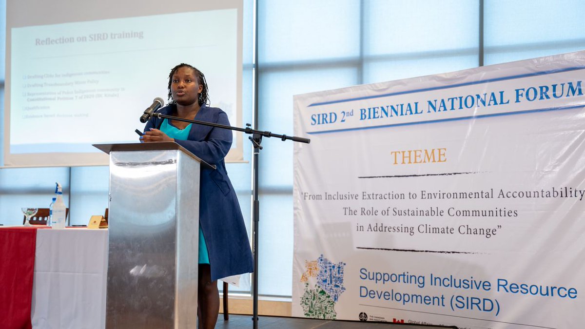 InSird's tweet photo. Hon. Dorcas Endoo, MCIArb (Judiciary) presents the role of the courts and their importance as a stakeholder dealing with environmental accountability at the SIRD 2nd Biennial National Forum. https://t.co/N5lv99Wlzi