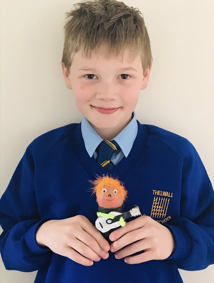 bevhynds's tweet photo. @EdSheeran_EU meet Egg Sheeran, winner of Thelwall Juniors egg decorating competition 😂 https://t.co/9PMXvOmP8J