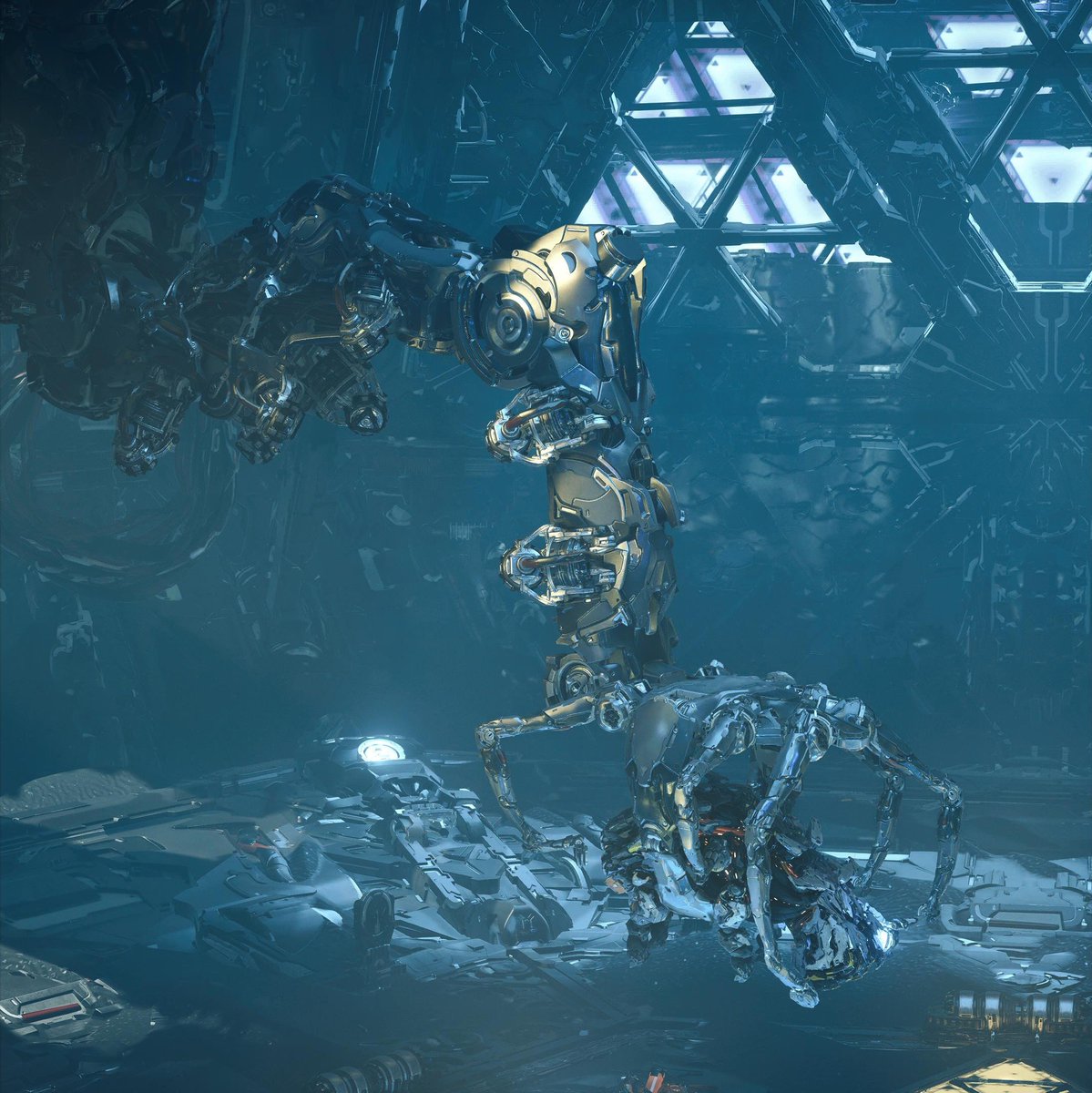 MarcusThurman3's tweet photo. Horizon Forbidden West. (2022)

Multiple interiors of the same small space.  

#HorizonForbbidenWest #PS5Share #PlayStation5 #videogames #PhotoMode #VPGamers #tpg #VirtualPhotography #gamergram
@Guerrilla https://t.co/p9mZ4KmbHi