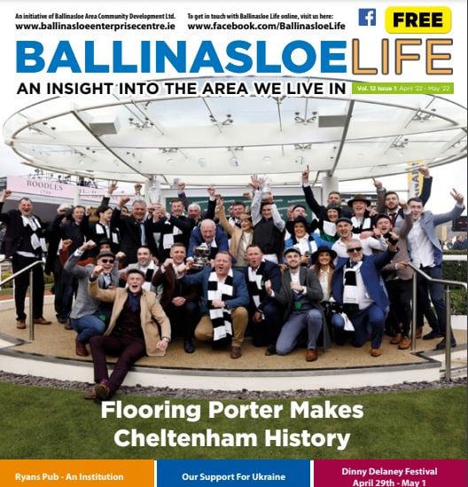 BallinasloeLife's tweet photo. Arriving to over 4000 doorsteps this morning  64 pages of action packed news, profiles, reports and pictures from our Community. Free Copies available at Library, Dolans Service Station, Salmons and Corrib Oil Brackernagh! https://t.co/29lrfh0LXy