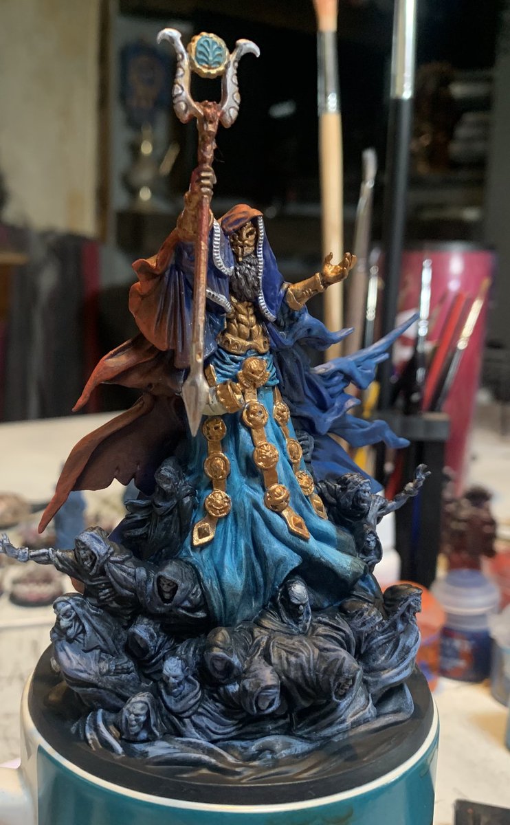 NavajoBirdsong's tweet photo. #MassiveDarkness2 #RoamingMonster #Boss #Hades #painting https://t.co/JJkbsYnTlt
