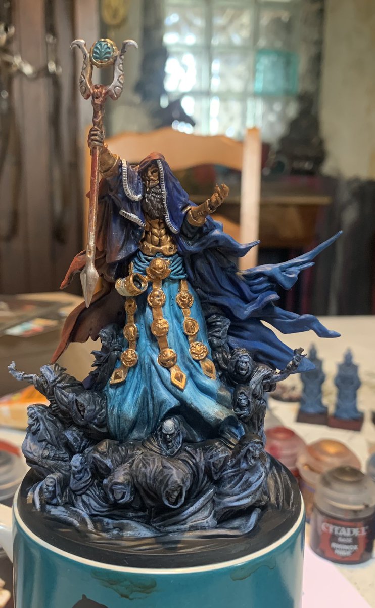 NavajoBirdsong's tweet photo. #MassiveDarkness2 #RoamingMonster #Boss #Hades #painting https://t.co/JJkbsYnTlt