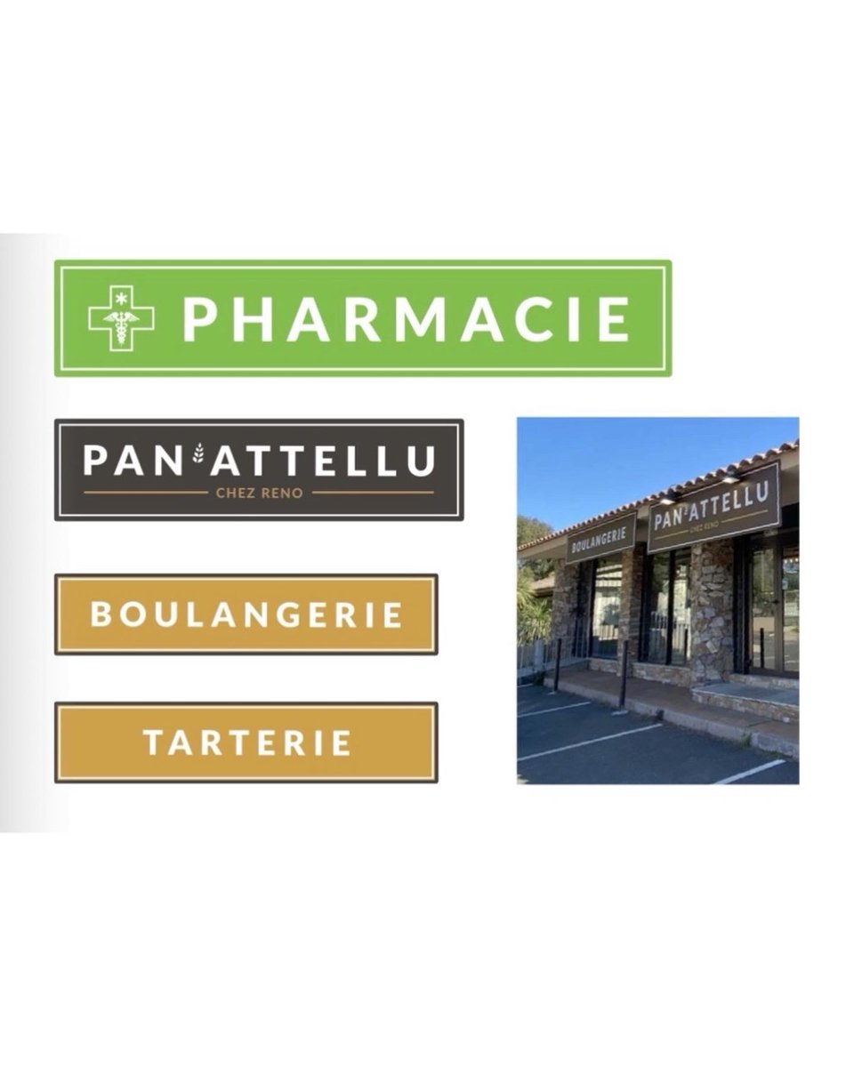 Nous effectuons également vos devantures de commerces !

Nos panneaux sont en compact et disponibles en plusieurs coloris.

🌿Respect de l’environnement
☀️Résistance aux UV

Plus d’infos en MP📨

#environnement #signaletique #bois #mairie #corsica #corse #ecologie #dépollution