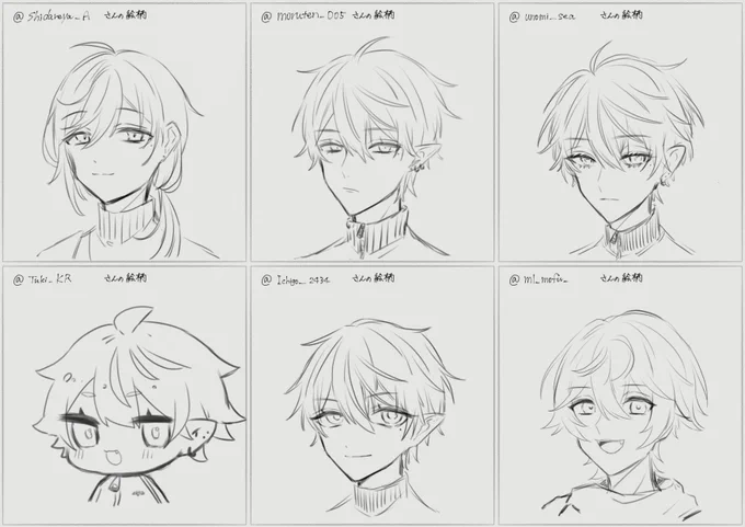 相互さんの絵柄を真似する(4)

比較しやすいようにできるだけ同じ向きから描くことにしました…!
線画だけでどこまで寄せられるか気になったので色は塗りませんでした…💦
リプで呼び出しさせて頂きます🙏 