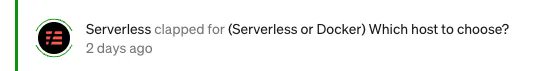 When #Serverless likes your article 😍 

Check it out 👉  buff.ly/35ojJ7U