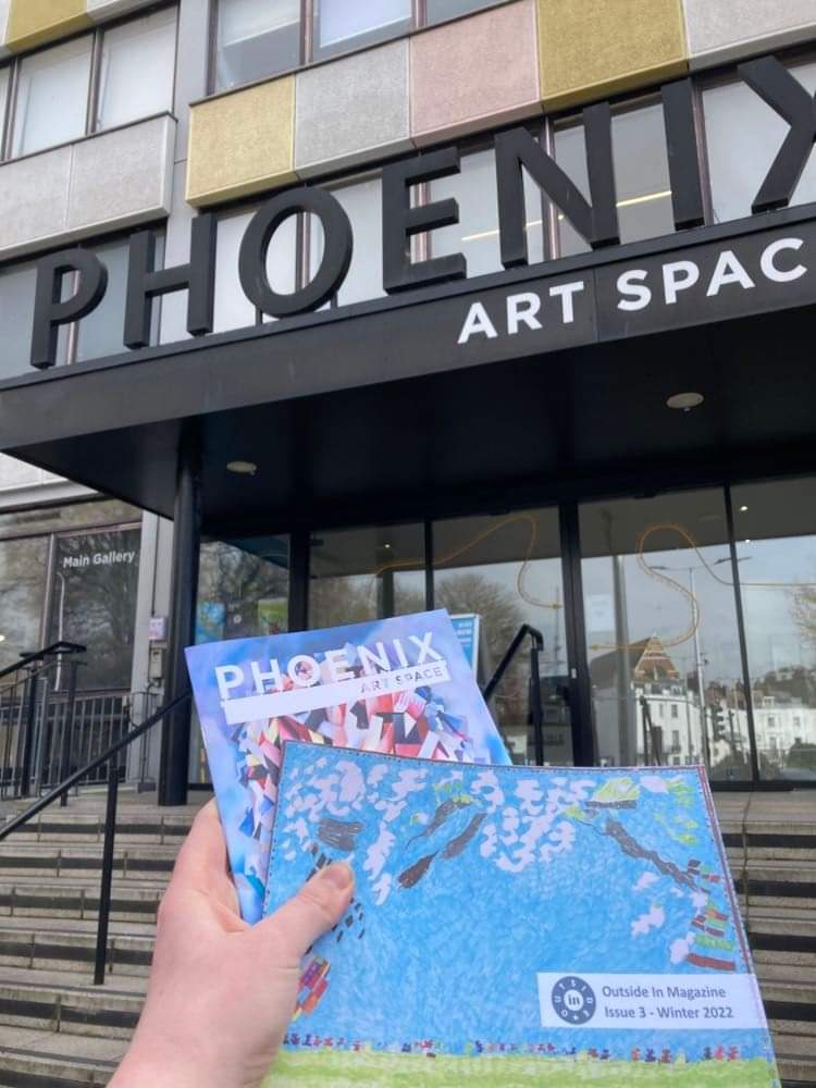LauraSMiles_'s tweet photo. It has been a long time coming but I'm so excited to be back at an @outsidein_uk exhibition tonight! Under A Blue Sky is @ArtspacePhoenix til 24 April showcasing the brilliant work of Alan Payler and the Darlington Community Art Project artists https://t.co/3Yn9G5aX9i