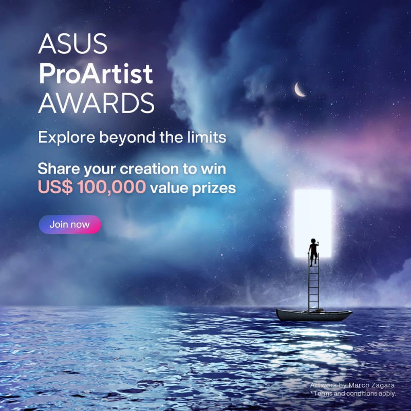 ASUS's tweet photo. Welcome to the #ASUS #ProArtistAwards, this year’s topic — #ExploreBeyondtheLimits — we encourage you to push the limits of creativity and let others see the world through your eyes. 

Share your creativity with the world and win great prizes!
#CreatewithASUS