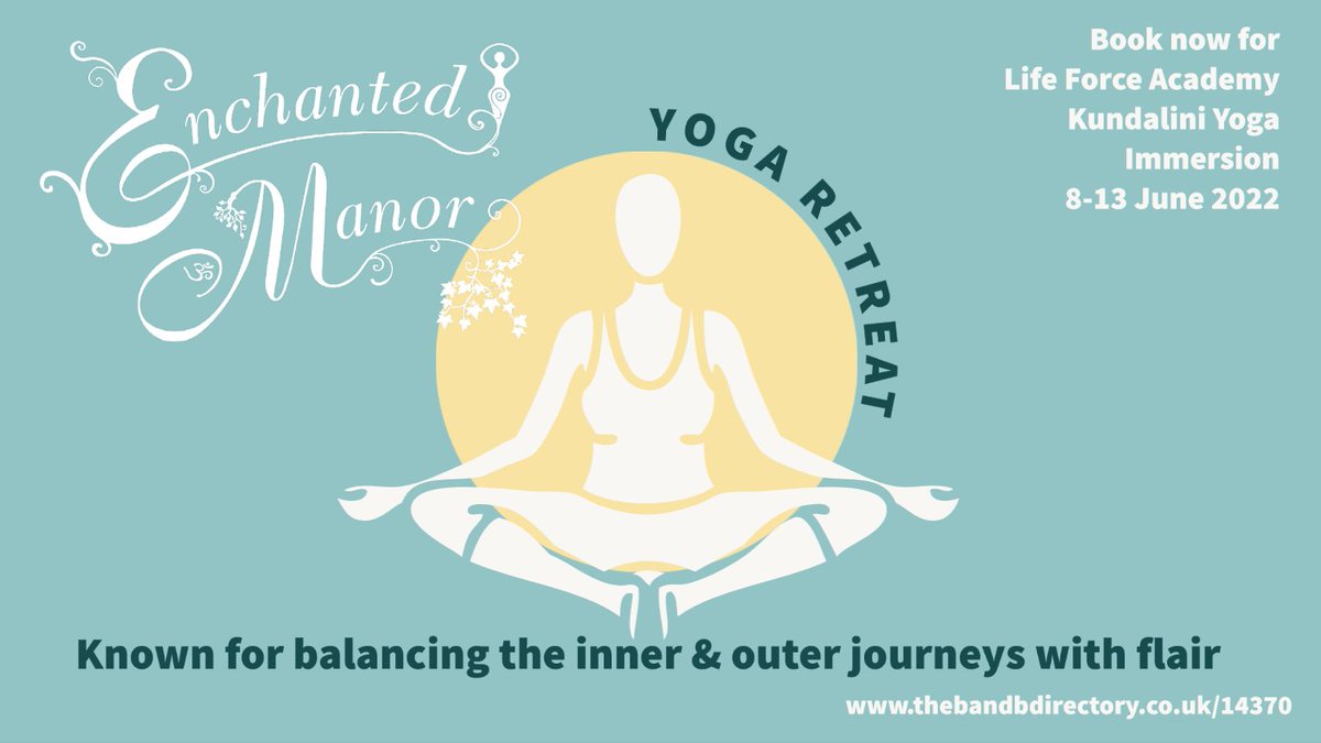 TheBBDirectory's tweet photo. Enchanted Manor have an immersion experience retreat available from the 8th-13th June. Get away from the distractions of daily life with this very special Kundalini Yoga immersion.
https://t.co/8XJXcRusjS
#Yoga #Kundalini #EnchantedManor #Retreat #YogaRetreat #Experience https://t.co/yy4aRTUj8G