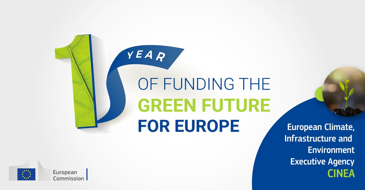 cinea_eu's tweet photo. Today marks the first successful year of operations for #CINEA_EU. 

Have a look at our website to learn more about the funding and projects we are managing to support the #EUGreenDeal. 

https://t.co/K9ELRlEd8m https://t.co/x00WAmqnTg