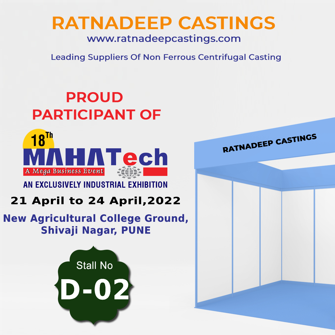 Mahatech's tweet photo. Proud Participant at #MAHATech2022
.
RATNADEEP CASTINGS - D02
.
Visit https://t.co/MYNCPoYrSD for details. https://t.co/0xdOwxcbNQ