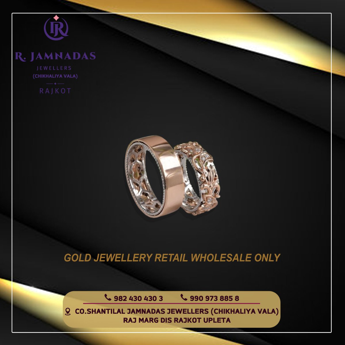 jamnadas_r's tweet photo. Beautiful, masterful design never goes out of fashion.

#Rjamnadasjewellers #jamnadasjewellers
#jewelleryretailar #wholesaller #rings #ringdesign #ringcollections #weddingjewellery #indianbride #finejewellery #gujratjewellery #templejewellery #upleta #Gujarat https://t.co/GZAW1c4jD4