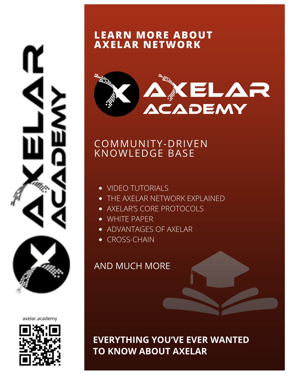 tashka_m's tweet photo. Axelar Academy - Learn more about @axelarcore
Axelar Academy - Learn more about @axelar #AxelarQuantumCommunityProgram #satellite https://t.co/K4Xo7e8IXz