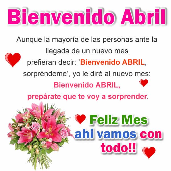 Chenoa CFans Oficial on X: "Bienvenido abril!! ???????????????? Sorprendamos  nosotr@s al mes de Abril ????????❤️???????????????? https://t.co/wBYs1YHkNY" / X
