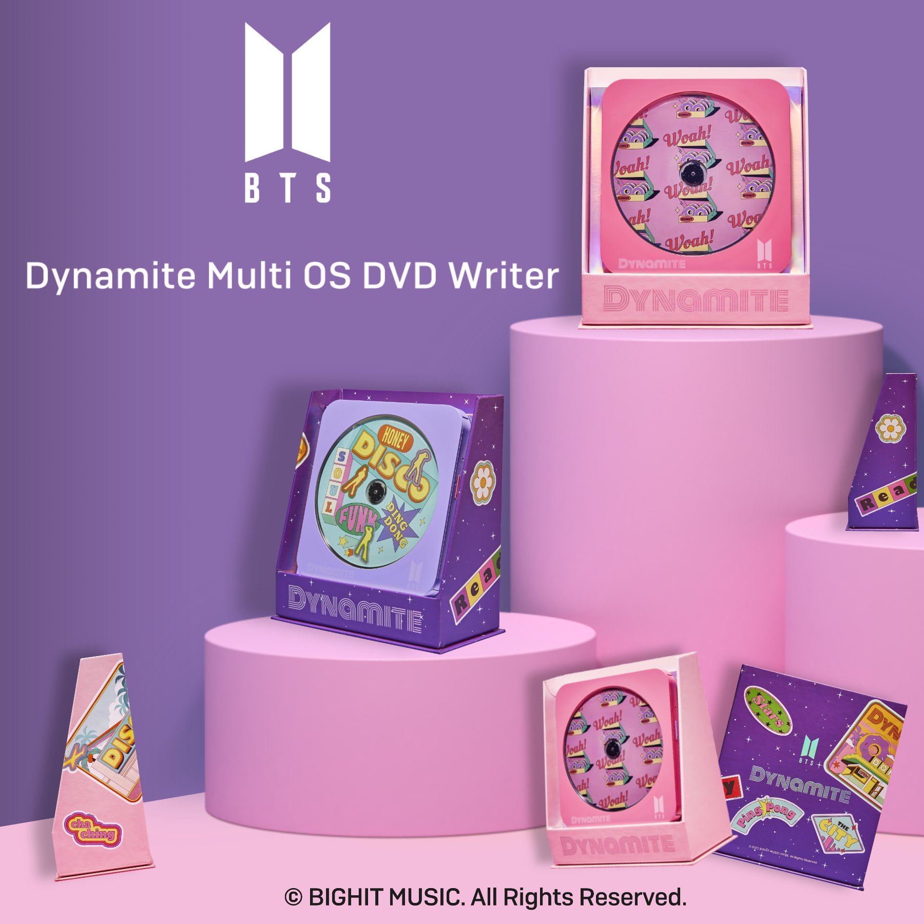 【レットでも】 BTS DYNAMITE multi OS DVD writer プレイヤー KiZlzm61163196549 ーンで