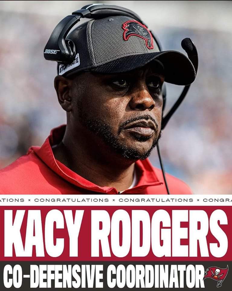 fashionlife06's tweet photo. Congratulations to my best friend &amp; baby daddy #kacyrodgers on his promotion to Co-Defensive Coordinator!  He's the best in the business (Defensive Line Coach of the Year 2020); the bucs front half will continue to thrive under his leadership! #wehavestandards #rodgerthat #gobucs https://t.co/UGOPn31cu3