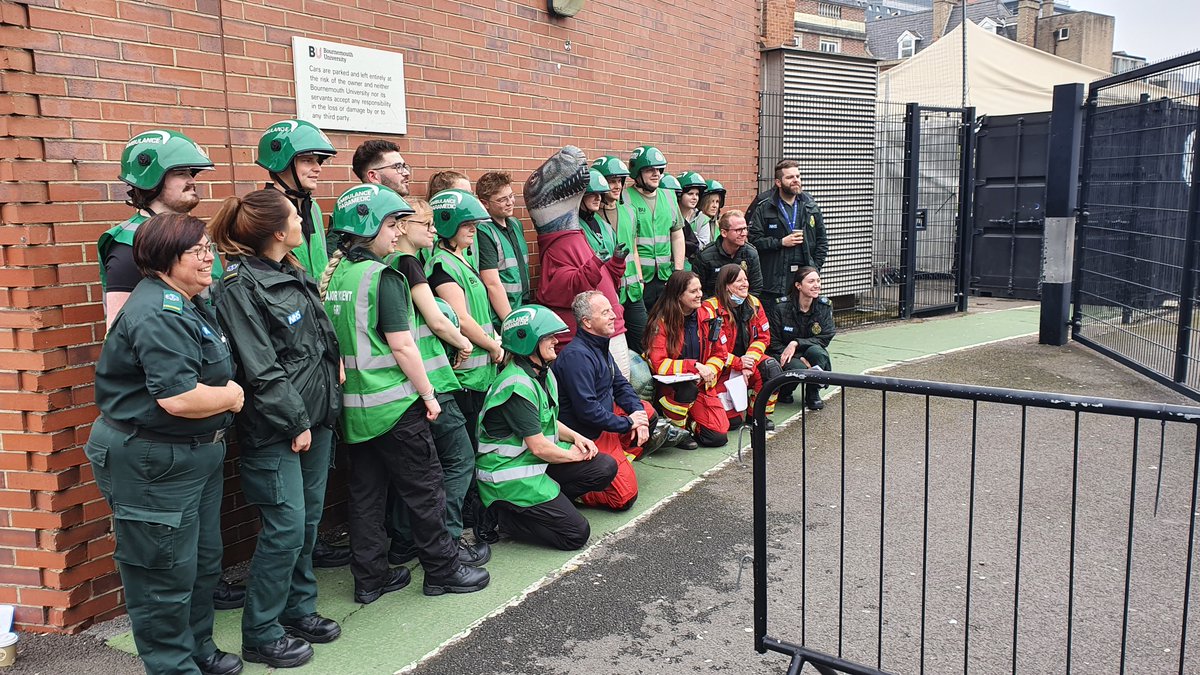 SimulationUHD's tweet photo. It was a real honour to be invited to assist with a mass casualty simulation event run by @BU_ParaScience at The Old Fire Station in Bournemouth. The faculty and volunteers put on an amazing few days for the students with lots of experiential learning undertaken. #GodzillaAttack https://t.co/pmoBqbejsG