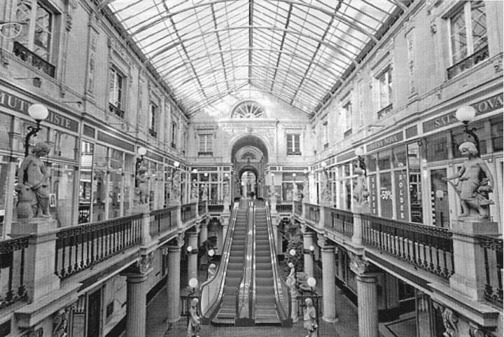 Les travaux ont pris fin ce matin, un escalator a remplacé les marches du passage Pommeraye #Nantes (merci à monsieur Nonssoip pour la photo)