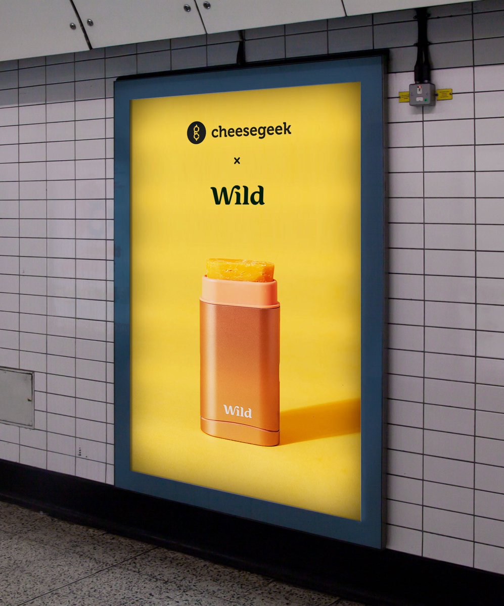 🧀 New scent announcement! 🧀

Life’s better when you’re eating cheese. And when we’re not tasting cheese, want to be smelling it. That’s why we’ve hooked up with <a href="/TheCheeseGeekUK/">cheesegeek</a> to bring you a range of not one, but three, cheese scented deodorants 🧀