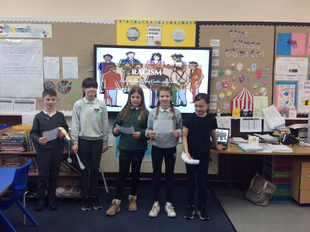 MrsPowell5's tweet photo. We presented our learning about discrimination and diversity in a format of our choice. As always, there were lots of creative and imaginative ideas! @SchoolBroomhill https://t.co/I69V65SUos