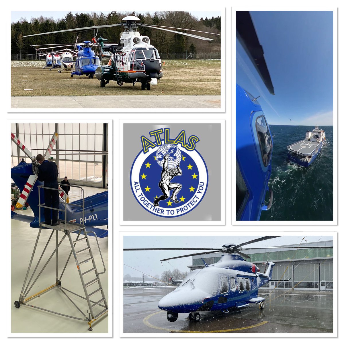 DePolitieheli's tweet photo. Afgelopen week heeft de dienst Luchtvaart meegedaan aan de oefening Atlas. De AW139 was afgevaardigd om nabij Hamburg te oefenen op internationale samenwerking tijdens maritieme inzet. Aan ATLAS hebben zich 38 landen verbonden, elk met hun eigen specialisme. ^139 https://t.co/04V22GXqs2