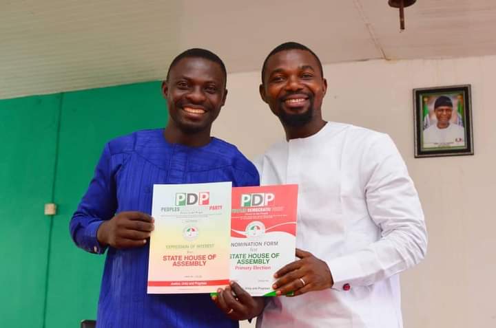 olaniranfaith's tweet photo. Former President of NAOSS Victor Oguntoyinbo has obtained Nomination and Expression of interest form at the Peoples Democratic Party Secretariat in Akure.

Victor is seeking to represent the people of Akoko South West State Constituency II in the Ondo state House of assembly. https://t.co/VR50X2KsFv